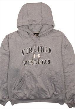 Vintage 90's Under Armour Hoodie Virginia Wesleyan Pullover