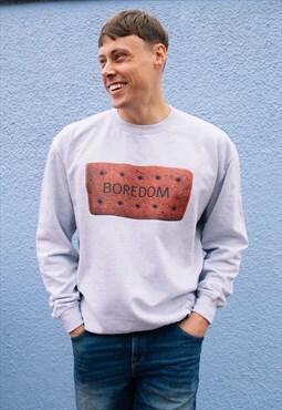 Boredom Men's Biscuit Graphic Sweatshirt 