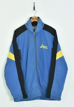 Vintage Asics Shell Jacket Blue XXLarge