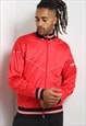 Vintage Champion Shell Jacket Red