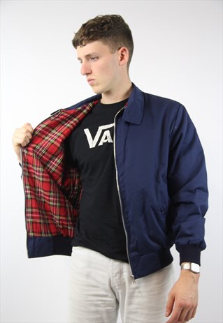 VINTAGE NAVY HARRINGTON JACKET