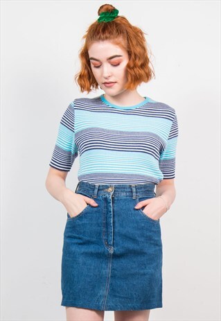 VINTAGE 90'S FENDI DENIM SKIRT