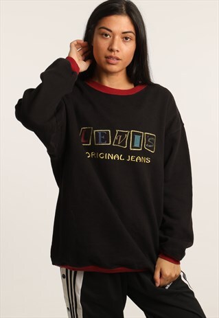 VINTAGE LEVI'S EMBROIDERED SPELLOUT SWEATSHIRT