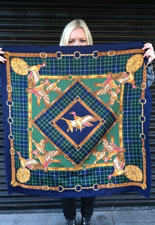 VINTAGE BIRD SCARF
