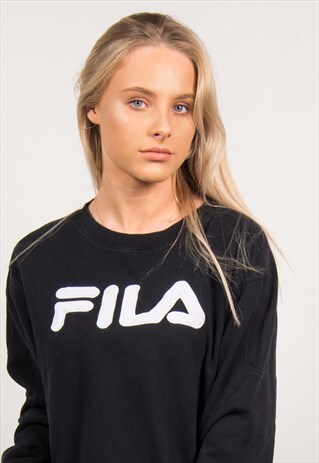 FILA 90'S BLACK SWEATSHIRT