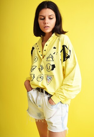 90'S RETRO ATHLEISURE SPORTS SWEATSHIRT JUMPER TOP