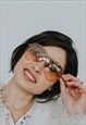 POLARIZED Sunglasses in Rose Gold with Pearl Mirror lens