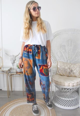 PRINT TROUSERS