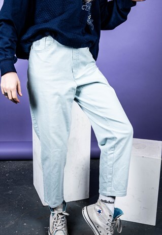 VINTAGE MOM JEANS IN BLUE DENIM