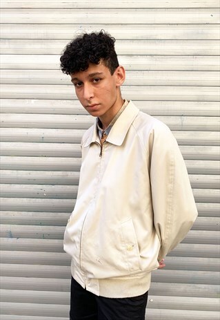 "BURBERRY" BEIGE JACKET "HARRINGTON" STYLE