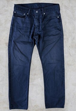 Levi's 514 Chino Trousers Navy Blue Men's W32 L32