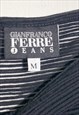 VINTAGE 90S GIANFRANCO FERRE  MESH BLACK TOP