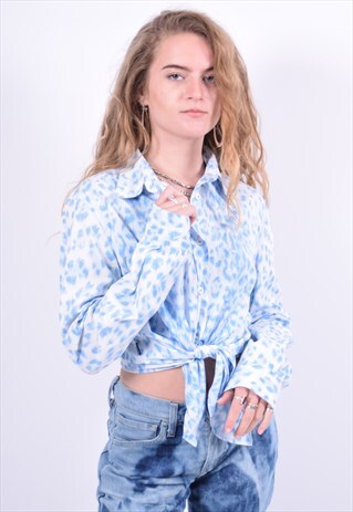 VINTAGE MOSCHINO SHIRT BLUE