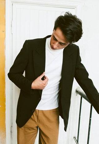 VINTAGE 80S BOSS WOOL BLAZER
