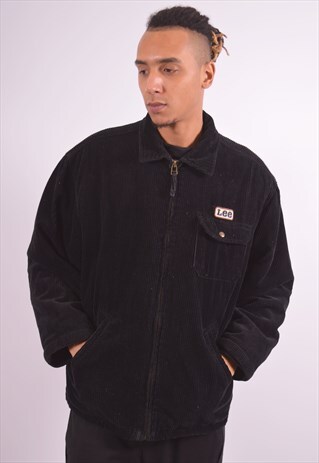 VINTAGE LEE CORDUROY JACKET BLACK