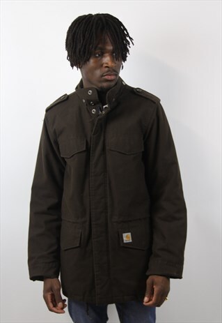 VINTAGE CARHARTT BROWN 90S JACKET
