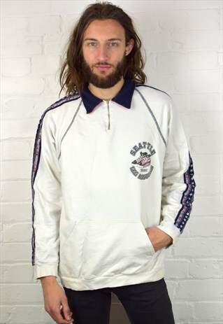 VINTAGE 90'S 1/4 ZIP SWEATSHIRT