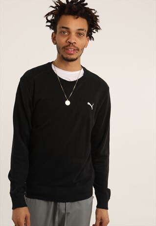VINTAGE PUMA EMBROIDERED LOGO SWEATSHIRT