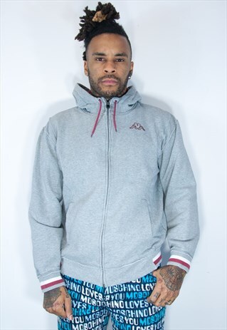 KAPPA VINTAGE HOODIE GREY