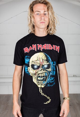 IRON MAIDEN PIECE OF MIND SKULL UNISEX T-SHIRT