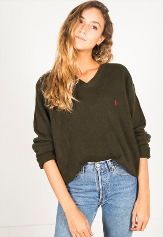VINTAGE 80S POLO RALPH LAUREN JUMPER / R4124C500