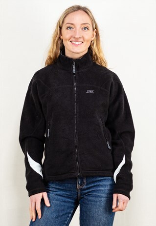 VINTAGE 90'S WOMEN HELLY HANSEN JACKET IN BLACK