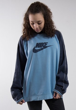 90'S BLUE NIKE LOGO SWEATSHIRT