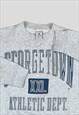 Georgetown Vintage 90s Grey sweatshirt Screen printed 