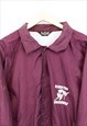 VINTAGE BURRTON CHARGERS WINDBREAKER JACKET BURGUNDY 90S
