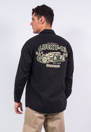 VINTAGE HOT ROD USA WORKWEAR SHIRT