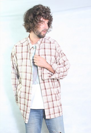 VINTAGE FLANNEL OVERSIZED FESTIVAL SHIRT