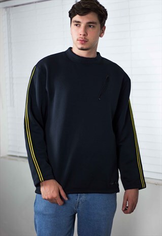 VINTAGE TOMMY HILFIGER SWEATSHIRT LOGO 90S L 17.2