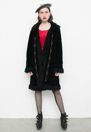 BLACK VELVET COAT