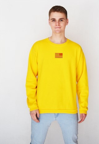 YELLOW AMERICA (RED) SWEATSHIRT