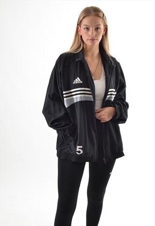 BLACK ADIDAS TRACK JACKET GTJ3926