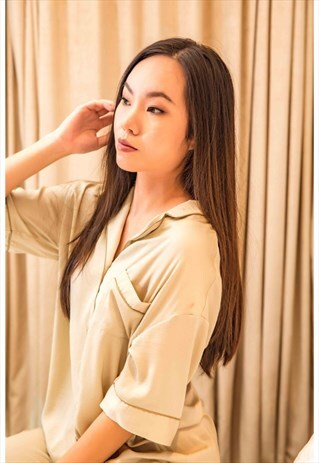 BEULA FRENCH SATIN PYJAMAS SET