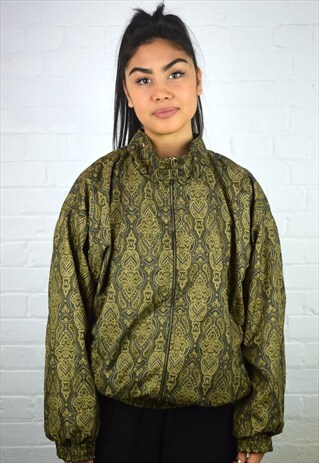 VINTAGE 90'S PIERRE CARDIN PAISLEY PATTERNED SHELL JACKET