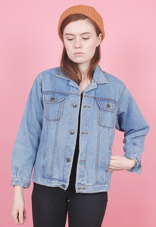 VINTAGE BLUE DENIM JACKET /R7046