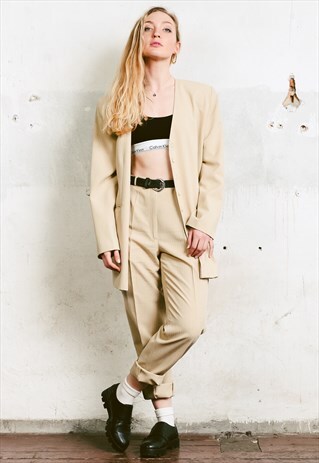 VINTAGE 80S TWO PIECE BUSINESS SUIT