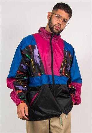 VINTAGE WATERPROOF CAGOULE JACKET