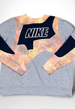 Reworked Nike Embroidered Sweatshirt