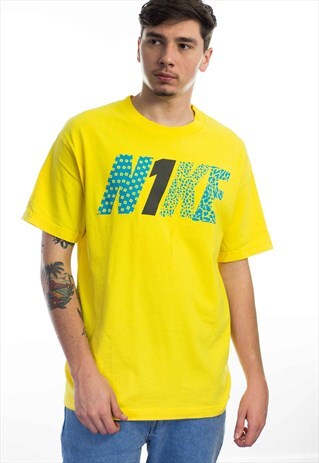 VINTAGE NIKE LOGO T-SHIRT 90S L 8.2