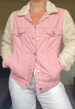 Baby Pink Denim Jacket