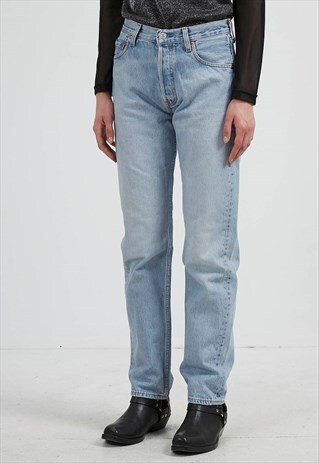 VINTAGE BLUE LEVI'S 501 FIT DENIM JEANS