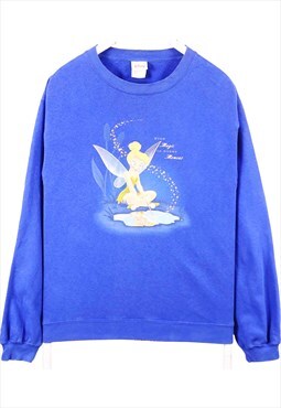 Vintage 90's Disney Sweatshirt Long Sleeve Crewneck Blue