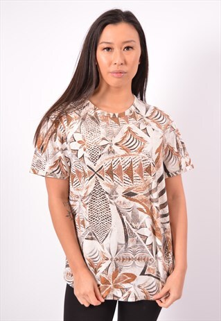 VINTAGE JUST CAVALLI T-SHIRT TOP MULTI