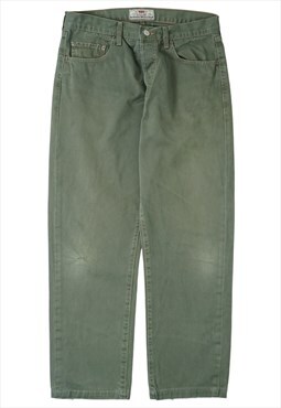 Vintage Levis 517 Straight Green Trousers Womens