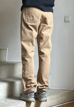 Vintage MOSCHINO Pants Trousers 90s Beige 