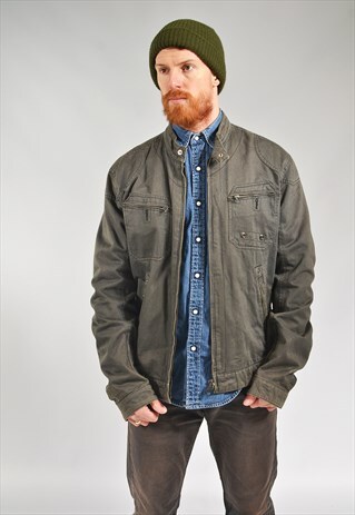 VINTAGE LEVI'S CHARCOAL GREY DENIM JACKET
