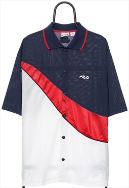 Vintage Fila Navy Baseball Jersey Womens